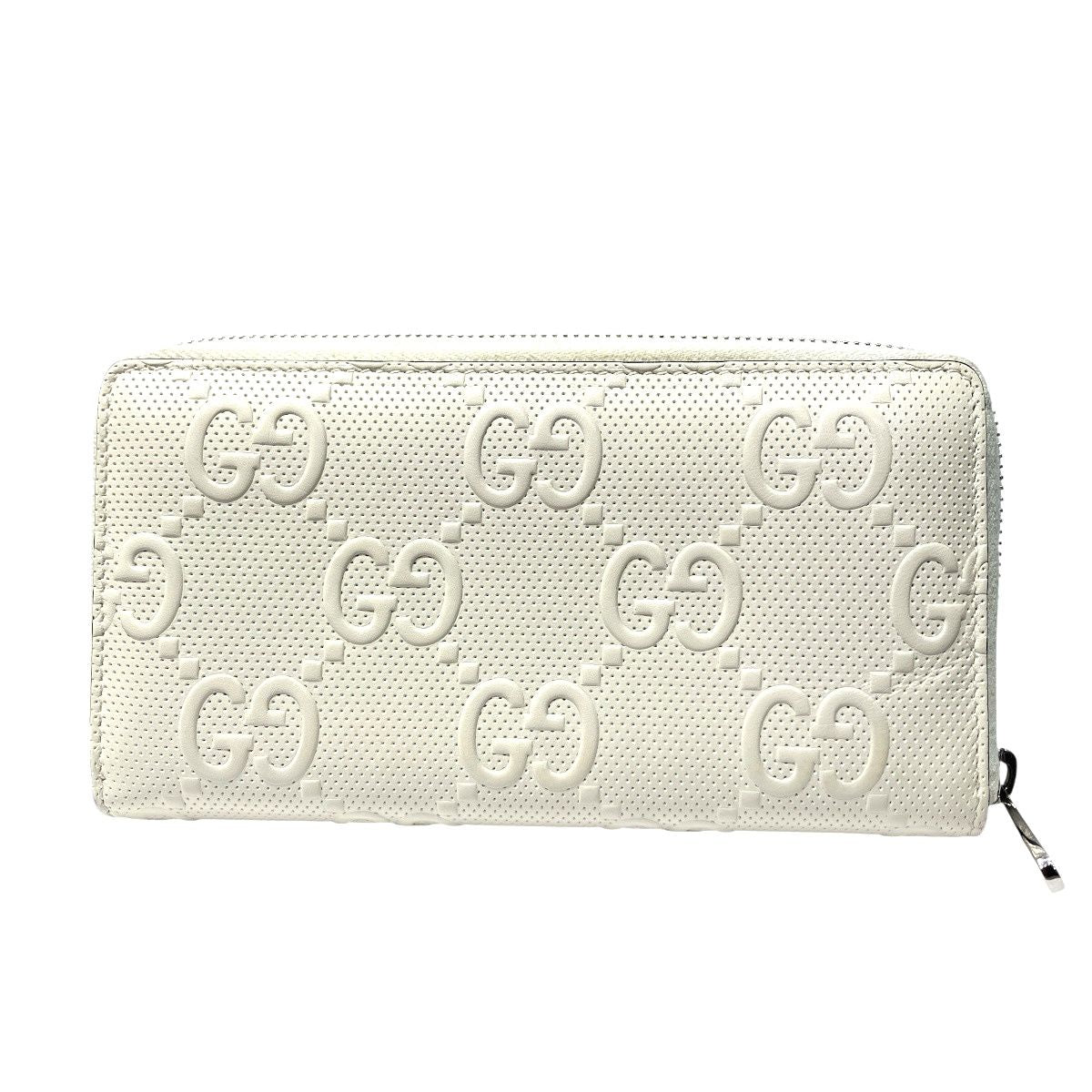 Gucci Zip Around GG Embossed Wallet Leather — view 2