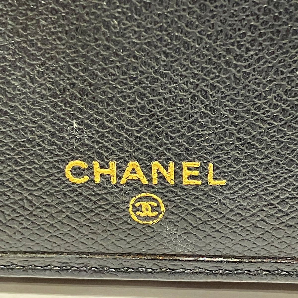 Chanel Coco Buttons Wallet Leather — view 4