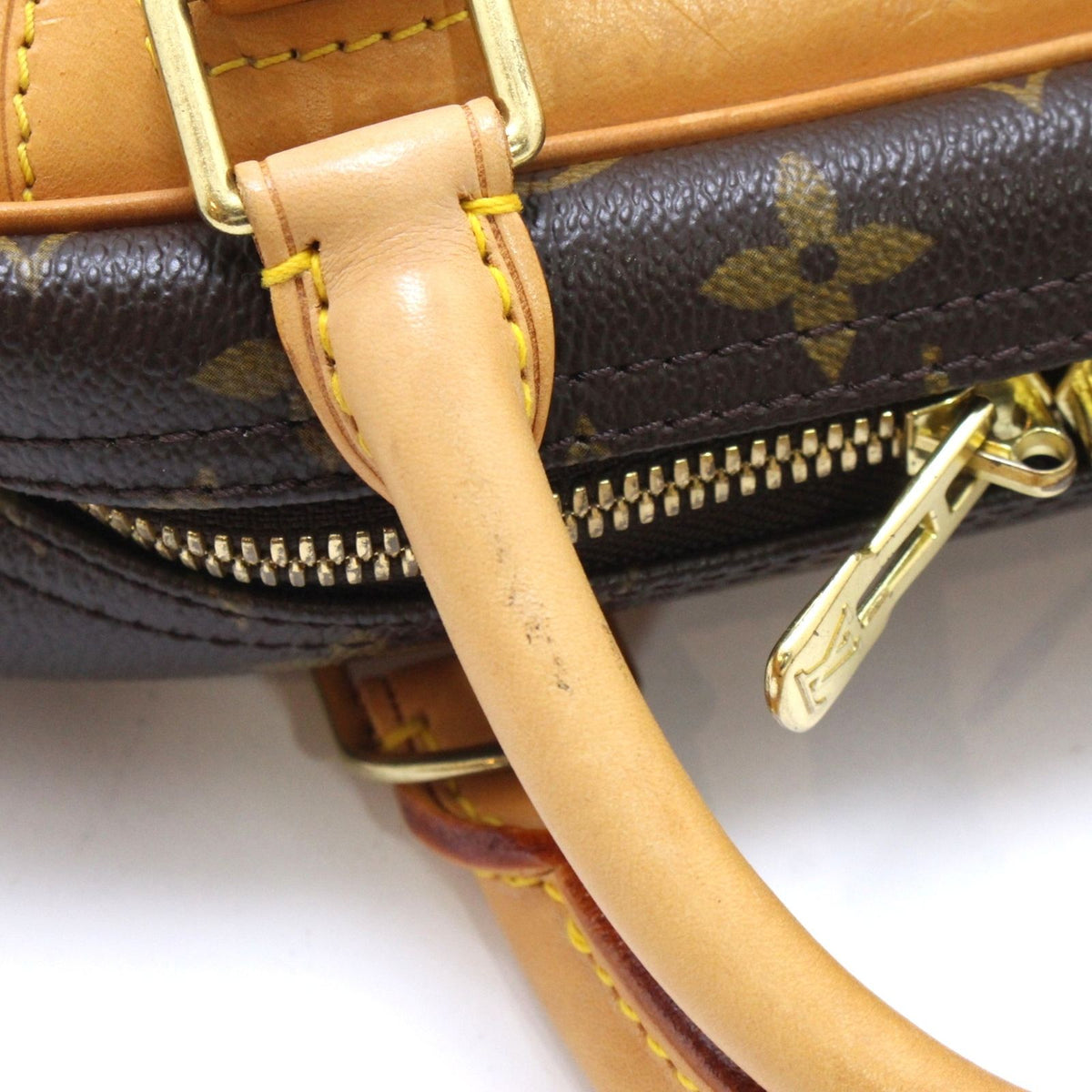 Louis Vuitton Trouville Monogram Handbag Canvas Brown — view 4