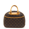 Louis Vuitton Trouville Monogram Handbag Canvas Brown