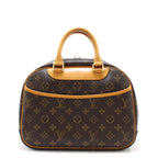 Louis Vuitton Trouville Monogram Handbag Canvas Brown