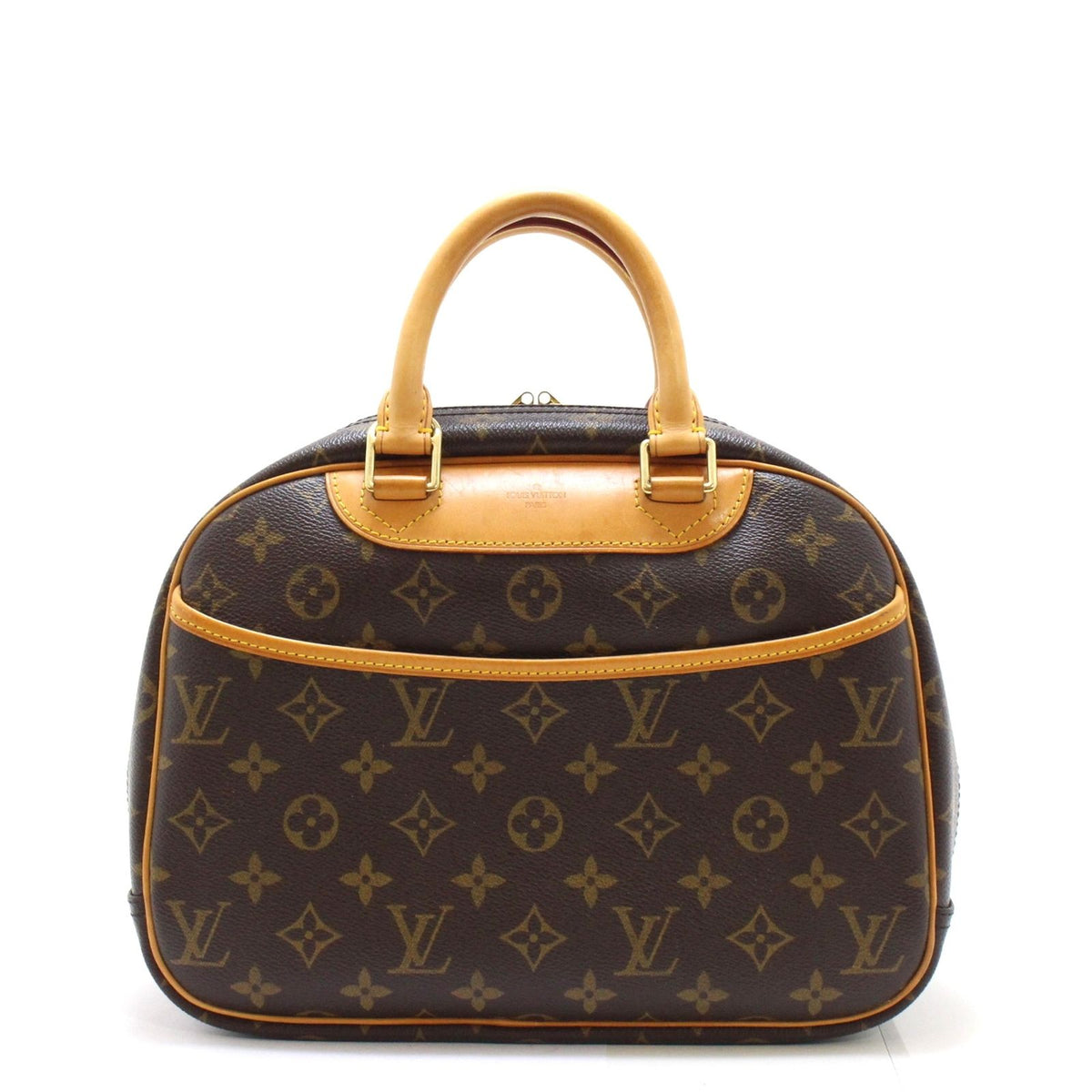 Louis Vuitton Trouville Monogram Handbag Canvas Brown