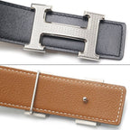 Hermes Constance H Belt Black Brown — view 3