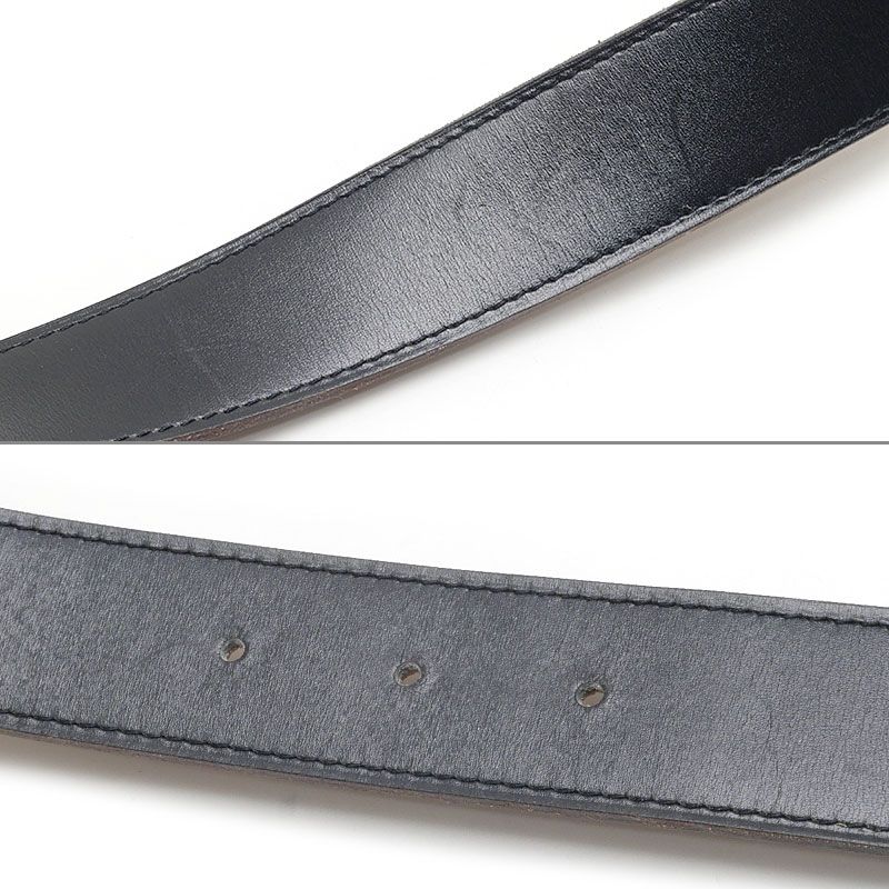 Hermes Constance H Belt Black Brown — view 7