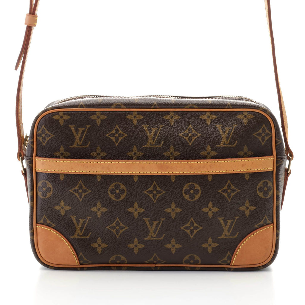 Louis Vuitton Trocadero 27 Monogram Shoulder Bag Canvas Brown