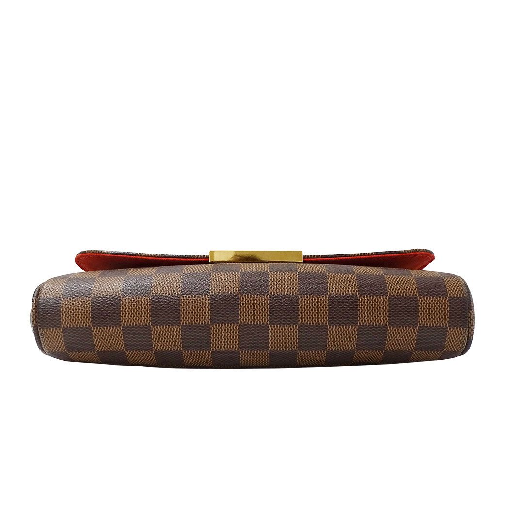 Louis Vuitton 2-Way Shoulder Bag Damier Canvas Favorite MM Brown Handle — view 3