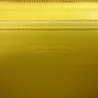 Bottega Veneta Cassette Wallet Leather Zip Around Maxi Intrecciato Yellow — view 7