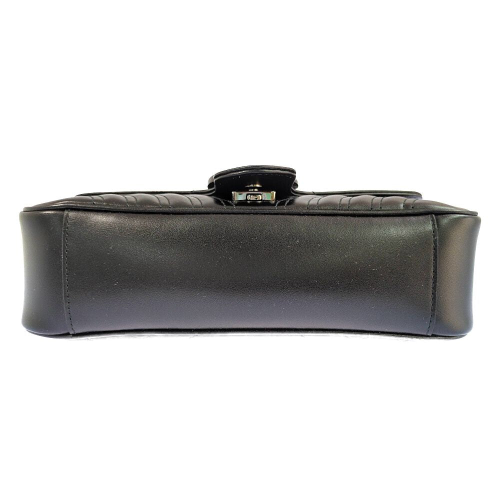 Gucci GG Marmont 2-Way Shoulder Bag Black — view 4