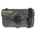 Gucci GG Marmont 2-Way Shoulder Bag Black