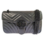 Gucci GG Marmont 2-Way Shoulder Bag Black