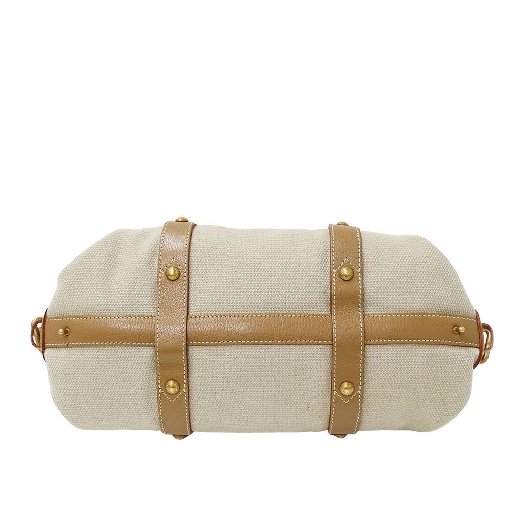 Louis Vuitton Bag Handbag Canvas Toaltrianon Sac Nuit PM Beige Handle — view 3