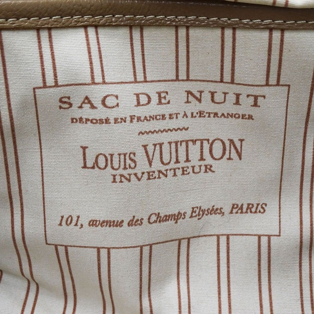 Louis Vuitton Bag Handbag Canvas Toaltrianon Sac Nuit PM Beige Handle — view 6