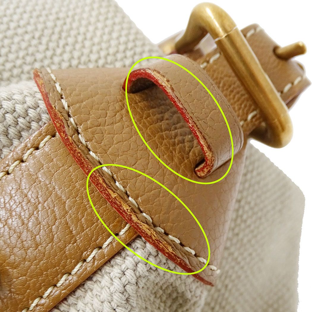 Louis Vuitton Bag Handbag Canvas Toaltrianon Sac Nuit PM Beige Handle — view 8