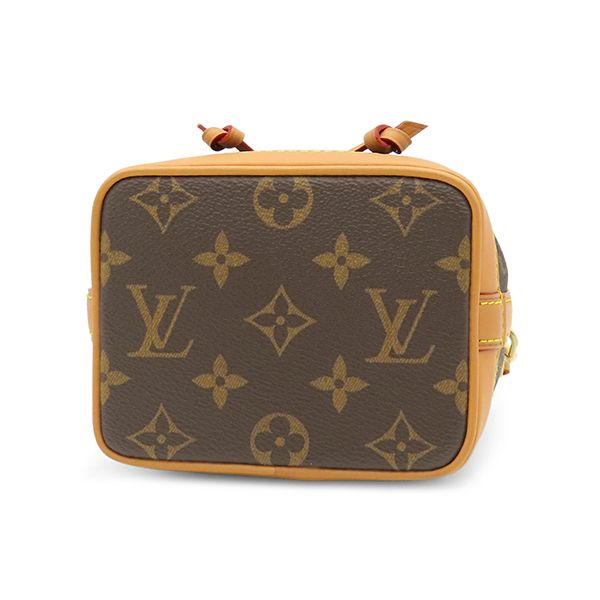 Louis Vuitton 2-Way Nano Noe Monogram Canvas Gold Shoulder Bag Brown — view 3