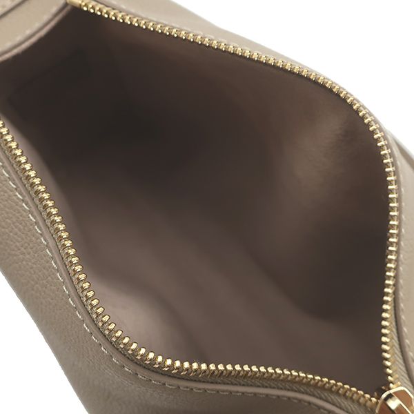 Louis Vuitton 2-Way Bag Side Trunk MM Grain Calf Leather Taupe Gold Handbag — view 8