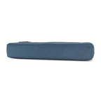 Louis Vuitton Clutch LV Aerogram Pochette iPad Grain Calf Leather Blue Silver — view 3