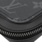 Louis Vuitton Wallet Zippy XL Monogram Eclipse Gunmetal Black Zip Around Travel — view 4