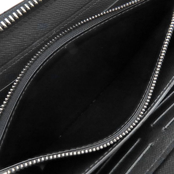 Louis Vuitton Wallet Zippy XL Monogram Eclipse Gunmetal Black Zip Around Travel — view 8