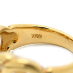 Celine Ring Diamond Logo Circle Yellow Gold 18k — view 5