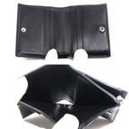 Celine Triomphe Compact Wallet Bifold Black Embossed — view 4