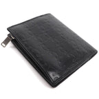 Celine Triomphe Compact Wallet Bifold Black Embossed — view 2