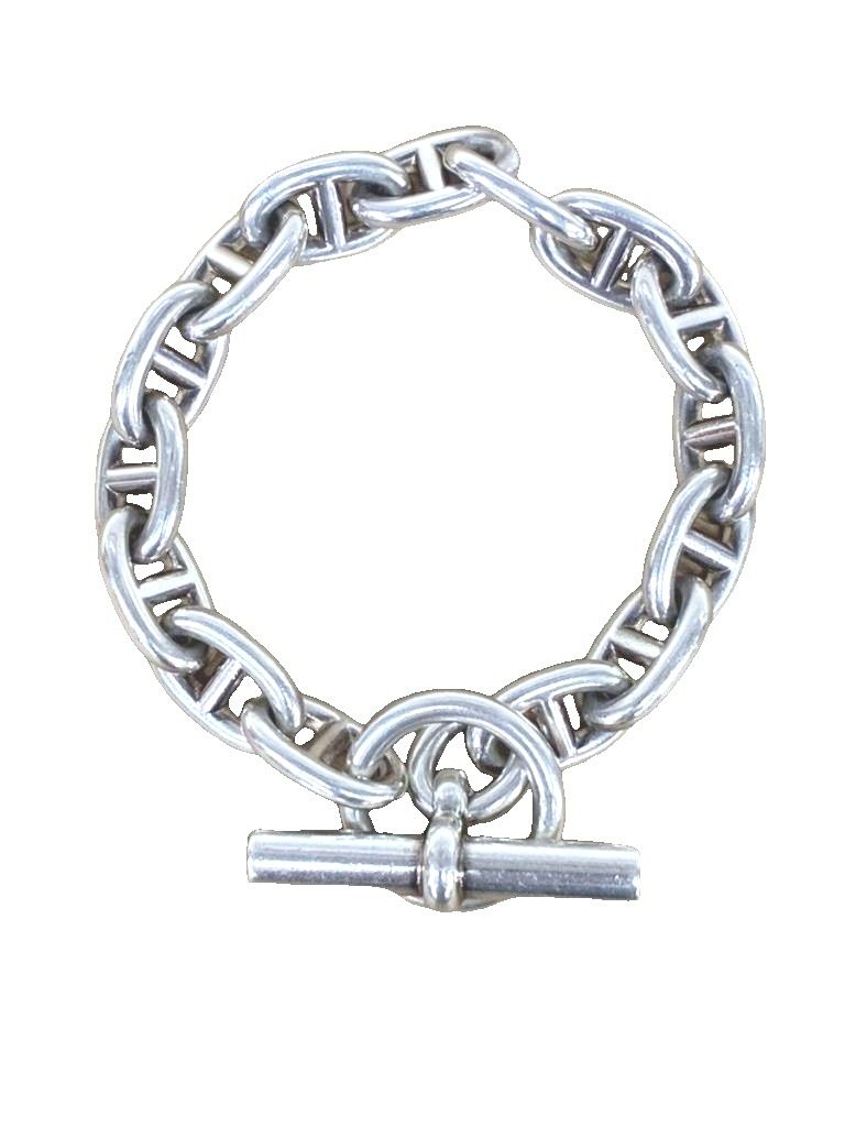 Hermes Chaine D'ancre MM Bracelet 15 Links Silver — view 2