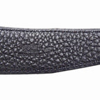 Hermes Belt H Leather Dark Brown Black Gold Reversible — view 5