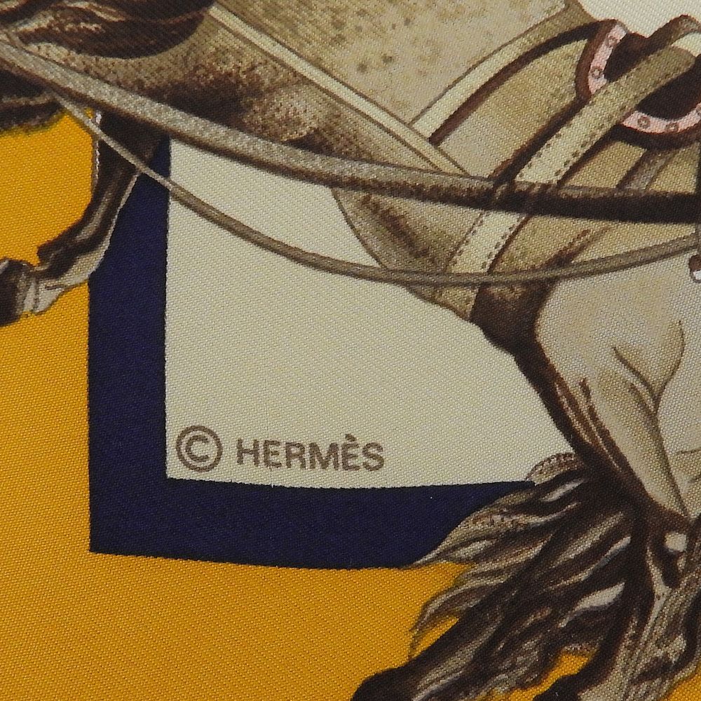 Hermes Carre 90 Voyage en Russie Russia Silk Scarf — view 7