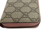 Gucci Coin Purse Wallet Pearl Charm GG Supreme Canvas Beige — view 8