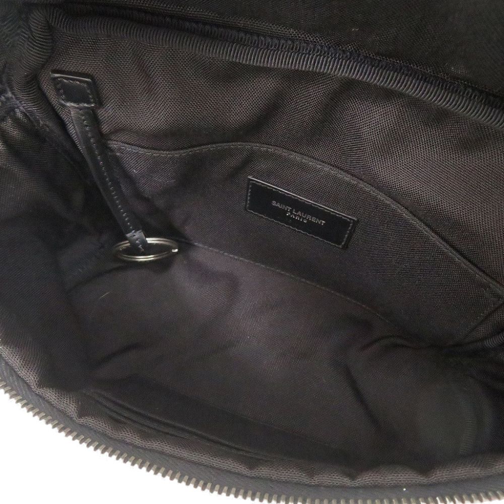 Saint Laurent Paris City Belt Bag Cotton Black — view 4