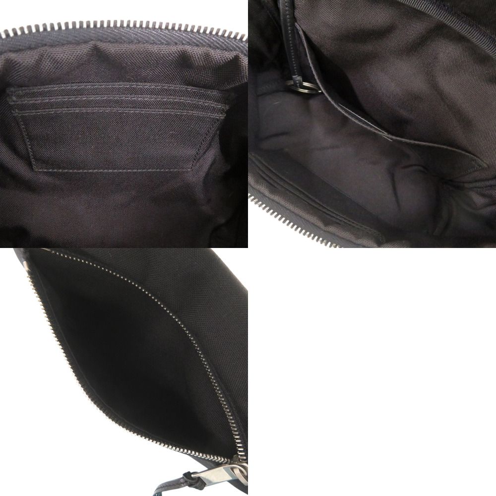 Saint Laurent Paris City Belt Bag Cotton Black — view 6