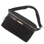 Saint Laurent Paris City Belt Bag Cotton Black