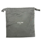 Celine Macadam Ava Logo Shoulder Bag Calfskin Brown Gold — view 8