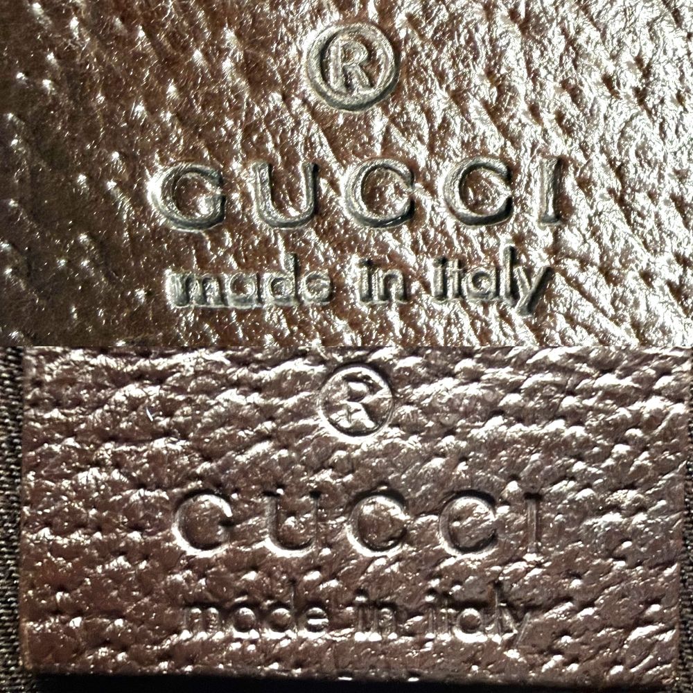 Gucci Shoulder Bag Sherry Line Crossbody GG Canvas Leather Beige Silver — view 5