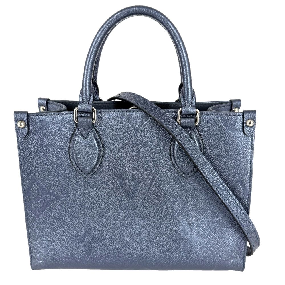 Louis Vuitton 2-Way On The Go PM Shoulder Bag Crossbody Metallic Monogram