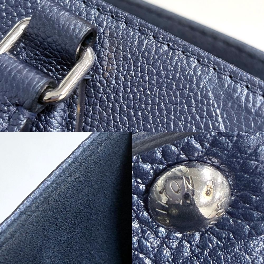 Louis Vuitton 2-Way On The Go PM Shoulder Bag Crossbody Metallic Monogram — view 6