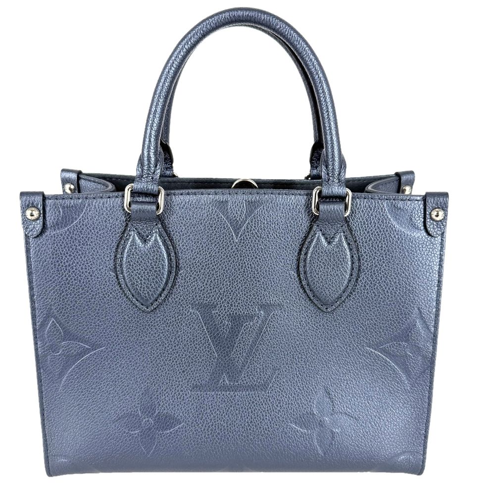 Louis Vuitton 2-Way On The Go PM Shoulder Bag Crossbody Metallic Monogram — view 2