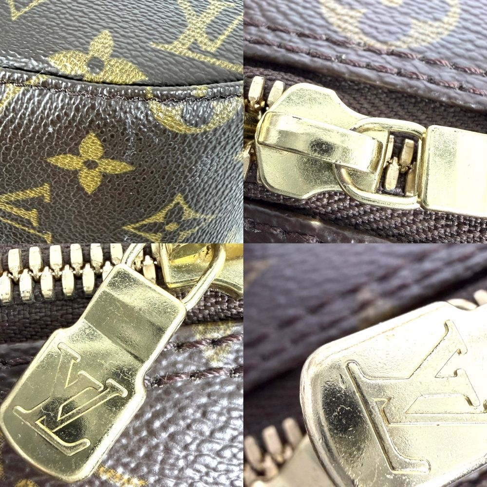 Louis Vuitton 2-Way Spontini Shoulder Bag Crossbody Monogram Canvas Brown Gold — view 6