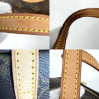 Louis Vuitton 2-Way Spontini Shoulder Bag Crossbody Monogram Canvas Brown Gold — view 7