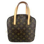 Louis Vuitton 2-Way Spontini Shoulder Bag Crossbody Monogram Canvas Brown Gold — view 2