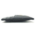 Chanel Card Case CC Logo Timeless Classic Quilted Caviar Leather Black — view 4