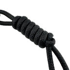 Louis Vuitton Key Holder Leather Rope Damier Graphite Key Ring Charm Black — view 6