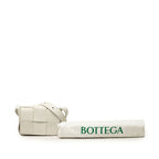 Bottega Veneta Maxi Intrecciato Cassette Mini Crossbody Shoulder Bag White — view 6