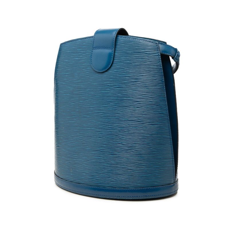 Louis Vuitton Epi Cluny Shoulder Bag Toledo Blue Leather — view 2