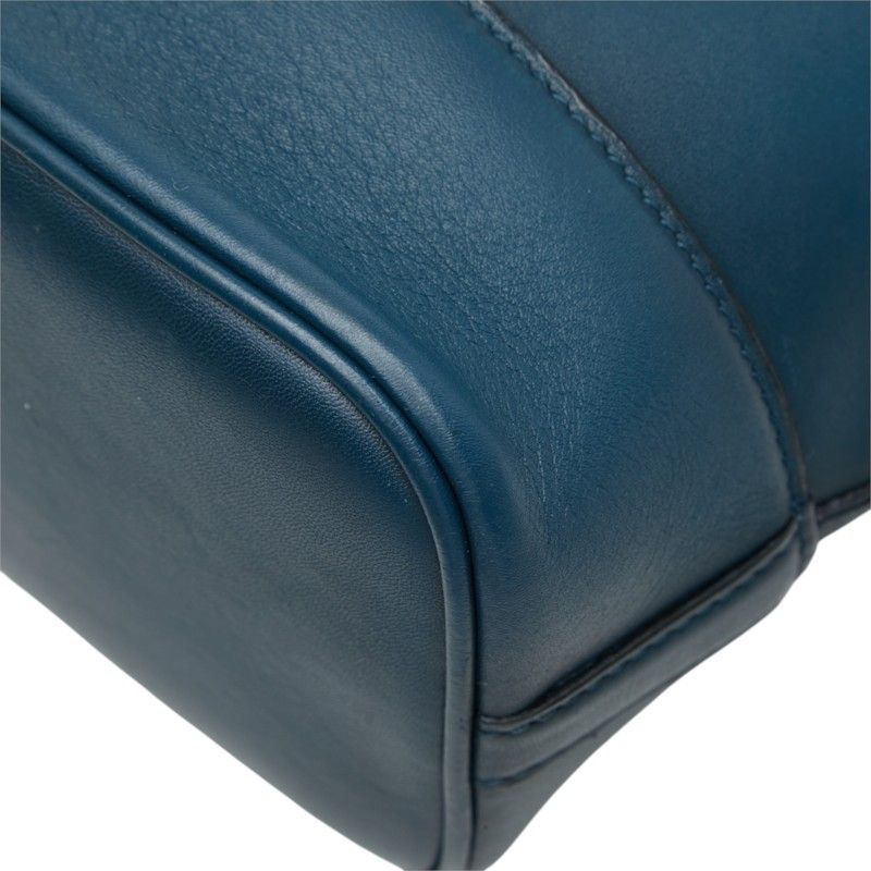 Louis Vuitton Cuir Nuance Shoulder Bag Navy Leather — view 6