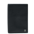 Chanel CC Logo Bifold Wallet Black Leather
