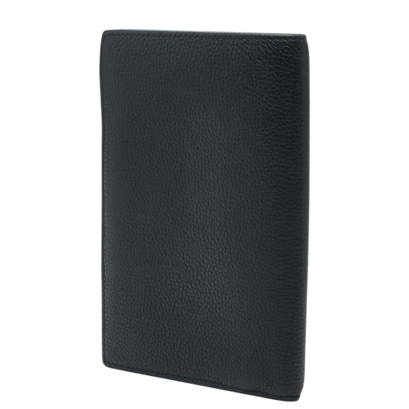 Chanel CC Logo Bifold Wallet Black Leather — view 2
