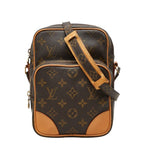 Louis Vuitton Monogram Amazon Crossbody Shoulder Bag Brown Leather