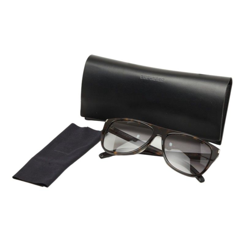 Saint Laurent Sunglasses Brown Acetate Eyewear — view 8