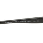 Chanel CC Logo Sunglasses Black Acetate Eyewear — view 5